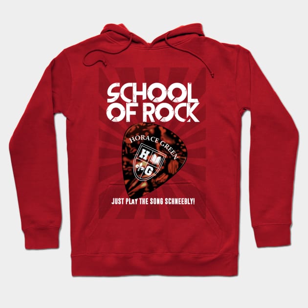 School of Rock - Alternative Movie Poster Hoodie by MoviePosterBoy